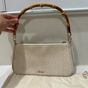 Cult Gaia Halina shoulder bag in cream